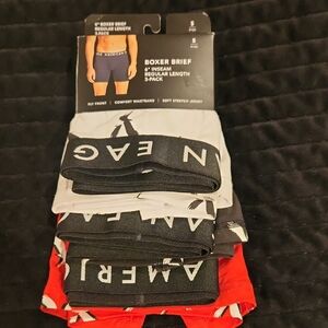 American Eagle Outfitters Boxer Briefs 3-Pack - Black, White, Red